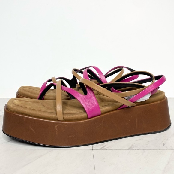 Rag & Bone Logan Platform Strappy Sandal 40 / 10 - Picture 1 of 15